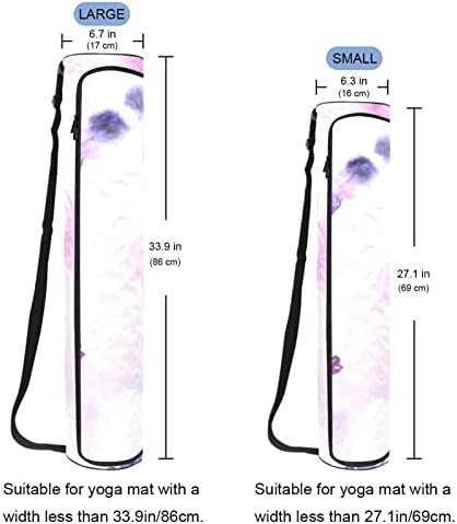 מנשא תיק מזרן יוגה עם רצועת כתף מתכווננת, לבנדר, 6.7איקס 33.9 אינץ ' /17איקס 86 ס מ תיק נשיאה למזרן