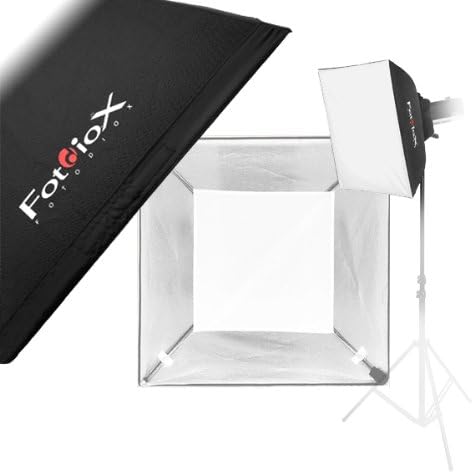 Fotodiox Pro 24x24 Softbox עבור Strobe/Flash עם מפזר רך ומהירות אוניברסלית ו- Eggcrate