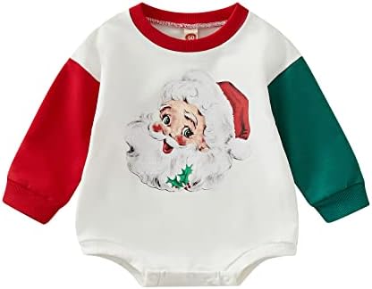 Hoanselay Baby Boy Girl Grastfit Grastfit Santa Claus חולצה שרוול ארוך