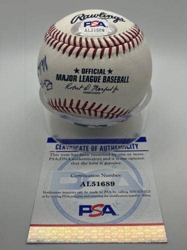 אריק ולנט פיליז אדומים מטס חתום על חתימה רשמית MLB בייסבול PSA DNA *9 - כדורי בייסבול עם חתימה