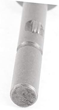 X-DREE 5 ממ דיא מקדחה עגולה חור מתכת משושה מפתח אגוז מפתח ברגים נהג סיב אפור (5 ממ דימטו רדונדו vástago