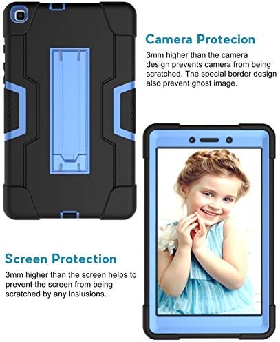 Galaxy Tab A 8.0 Case 2019, Bingcok Heavy Duty מחוספס גוף מלא היברידי היברידי אטום זעזועים כיסוי הגנה