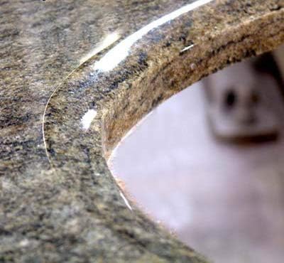 דמו 2 אינץ רטוב יהלומי ליטוש תוף גלגל חצץ 1500 עבור גרניט השיש בטון כיור מגזרות