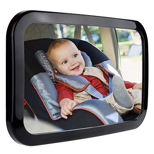 מראה זקרו למכונית לתינוק, מראה תינוקת אקרילית מתנפצת למכונית, ראייה אחורית למראה בקול