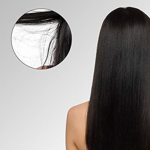 Wpyyi מחליק שיער מברשת אנטי-סקאלד סרק חשמלי חימום מהיר מתולתל ושיער ישר