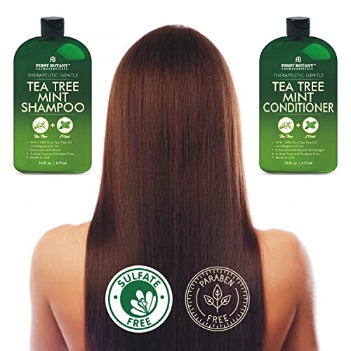 שמפו ומרכך עץ התה - מכיל שמן עץ תה טהור ושמן מנטה - נלחם בנשירת שיער, מקדם צמיחת שיער, נלחמים קשקשים,