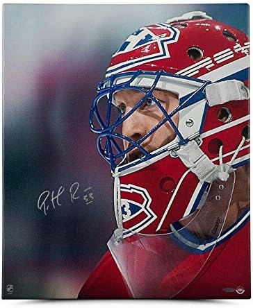 פטריק רוי חתימה 20x24 קנבס עטוף מקרוב ואישי קנדינס אודה - חתימה NHL Art