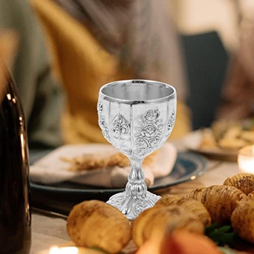 אירופאי סגנון רטרו מתכת יין כוס דקורטיבי גביע קישוטי גותי יין גביע דקורטיבי יין כוס