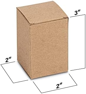 מוצרי MT תוחו את קופסת המתנה של קרטון קרטון אריזה מושלמת לכל הזדמנויות מרכיבות בקלות 2 x 2 x 3 אינץ