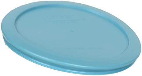 פיירקס 7201-מחשב 4 כוס לגלוש כחול עגול פלסטיק מזון אחסון מכסה-4 חבילה