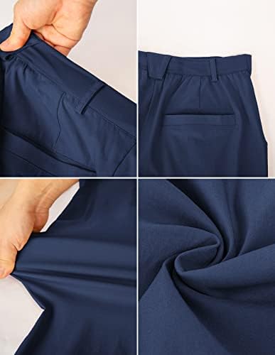 מכנסי גולף לנשים של ג'ק סמית 'עם כיסים נמתחים מכנסי עבודה קלים מכנסיים מזדמנים יבש יבש עמיד במים S-XXL