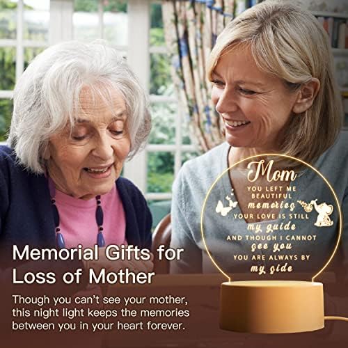 זיכרון מתנות עבור אובדן של אמא, אקריליק לילה אור-שכול מתנות הלוויה מתנות תנחומים מתנת זיכרון מתנות אהדה