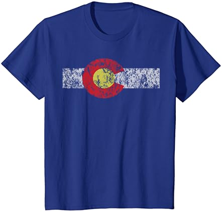 במצוקה קולורדו מדינת דגל חולצת טי דנבר שיתוף פטריוטי