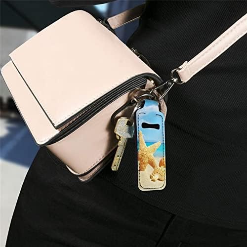 מחזיק פסטיק ניאופרן מחזיק מפתחות שפתון נרתיק קליפ על שרוול ליפ גלוס פאוץ שפתון מנשא מקרה עבור נשים