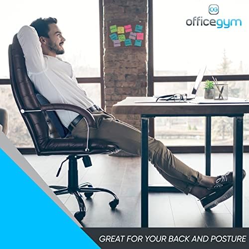 זיכרון Officegym קצף כרית המותני להקלה על כאבי גב תחתון אולטימטיבי - התמיכה הטובה ביותר בכיסא הכיסא