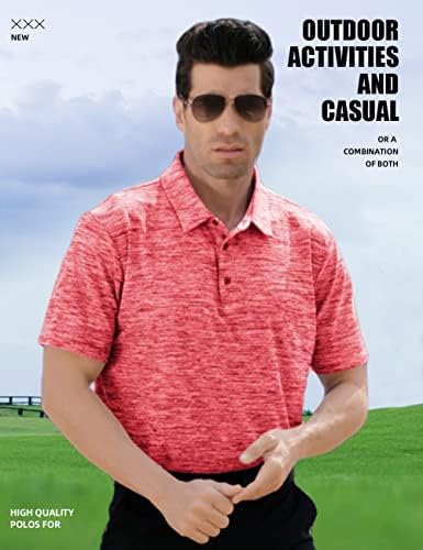 חולצת פולו של גולף גברים חולצות טריקו יבש מהיר