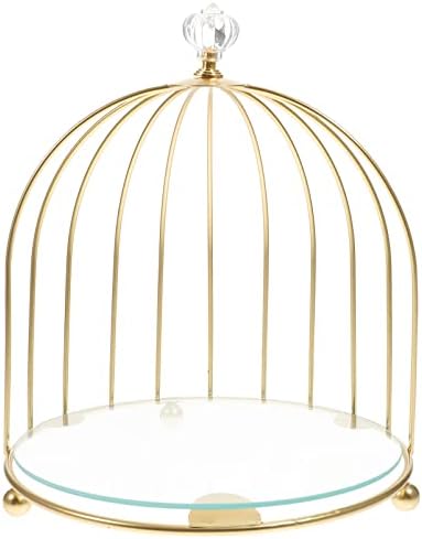 מעמד עוגת כלוב ציפורים של Luxshiny Bird Cage Deaut