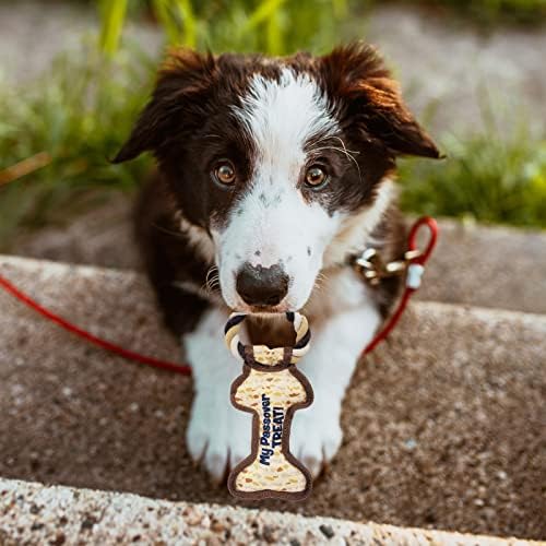 Rite Lite Chewdaica פסח צעצוע כלבים חריקת עצם, מתנה לפסח מושלם, צעצועי כלבים של פסח, צעצוע כלבים של