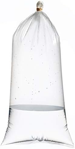 פלסטיק רסיליה, שקיות משלוח דליפת הוכחה עבור דגי חיים-6 איקס 12 002 מיל, חותם תחתון כפול, עבור מים מתוקים