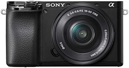 סוני אלפא 6100 מצלמה ללא מראה עם עדשת זום 16-50 מ מ, שחור