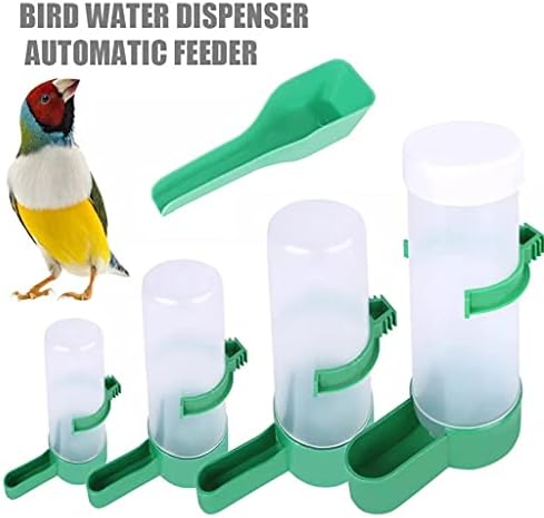 ZLXDP מזין ציפורים אוטומטי בקבוק מים ציפורים שתייה מיכל מזון מתקן תלייה
