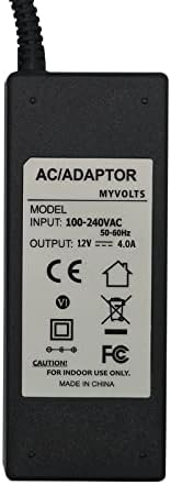 MyVolts 12V מתאם אספקת חשמל תואם/החלפה ל- LG Flatron LCD563LE Monitor - US Plug