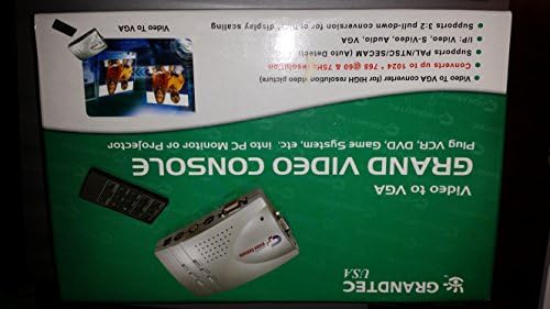 Grandtec gvc-1000 Video Video Console Video לממיר VGA SVideo