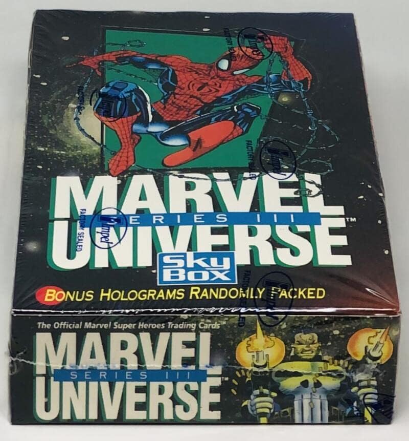 1992 Impel Marvel Universe Series 3 Heroes Super Heroes Box