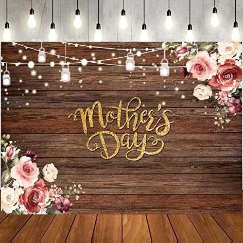 8 * 6 רגל שמח אמא של יום רקע אמא של יום עץ פרח צילום רקע אמא של יום תמונה רקע עבור מסיבת סטודיו אבזרי