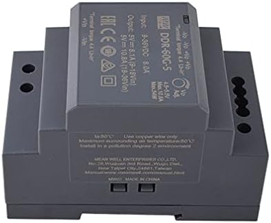 ממוצע מקורי באר DDR-60 54W DIN Rail DC-DC Converter כניסה 9-36V DC ל- 5V DC 10.8A 54W ממיר כוח מוצרי