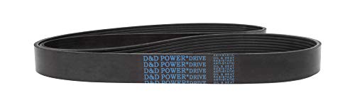 D&D PowerDrive 6PK1510 חגורת החלפה סטנדרטית מטרית, גומי