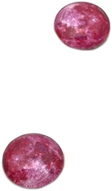 עין זכוכית ירח אדום קאבושונים לתליון להכנת תכשיטים עטופים תכשיטים דמויי פו או פסלים של פו או פסלים
