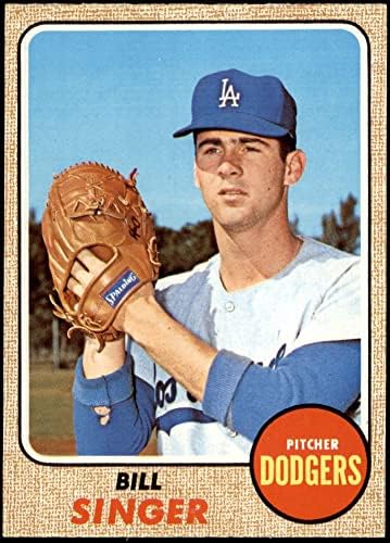 1968 Topps 249 ביל זמר לוס אנג'לס דודג'רס NM+ Dodgers