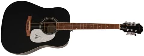 טוני בנט חתם על חתימה בגודל מלא גיבסון אפיפון גיטרה אקוסטית עם ג 'יימס ספנס אימות ג' יי. אס. איי קואה-זמר