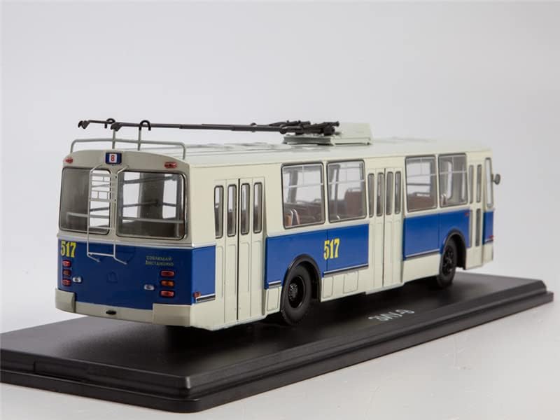 התחל דגמים בקנה מידה Trolleybus Ziu-9 אוקראינה חרקיב 1/43 ABS משאית ABS דגם שנבנה מראש