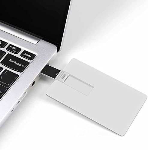 פס גולגולת ורודה USB 2.0 מכרידי פלאש מכריע זיכרון צורת כרטיס אשראי