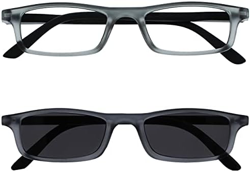 תפוסת משקפי קריאה של TED ושמש משקפי קריאה עם UV400 מסגרת צרה משקל קלה קפיץ צירי קפיץ נשים RS17