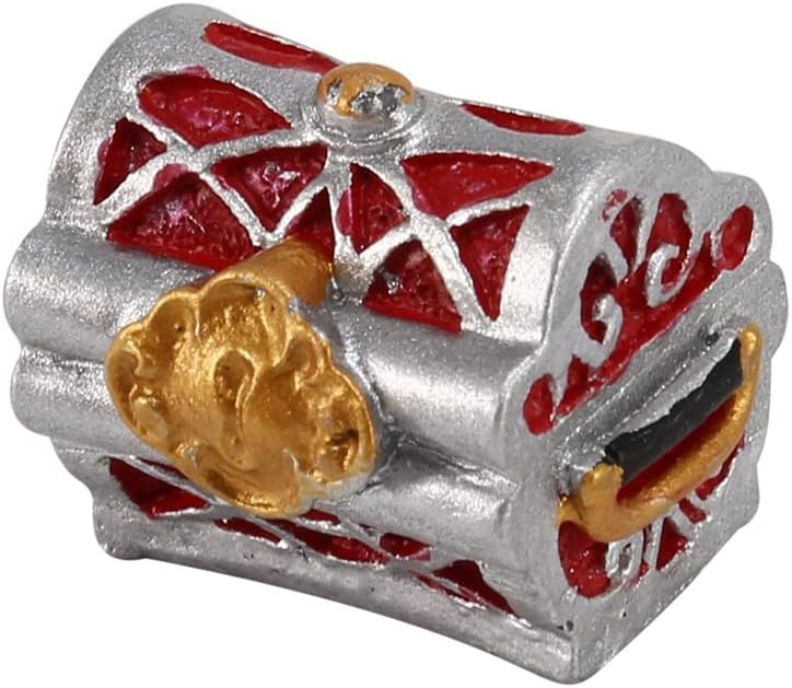 קוניה 4 יחידות אוצר קופסת חזה קופסת דגים עתיקה מיכל אקווריום קישוט נוף פיראטים מטבעות זהב קישוטים