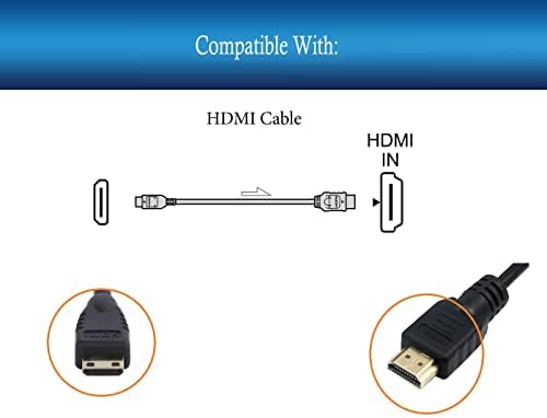 עלייה HDMI סוג A TO D MINI 1.5M כבל כבל 5ft 5ft תואם ל- PANASONIC RP-CDHM15 HX-WA10 HM-TA20 HDC-SDT750