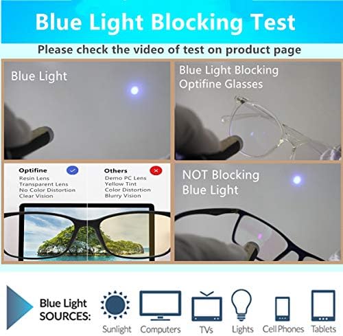אופטי כחול אור חסימת משקפיים מחשב קריאת משקפיים קוראים לנשים גברים עגול אור משקל
