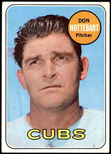 1969 Topps 593 Don Nottebart Chicago Cubs VG/Ex+ Cubs