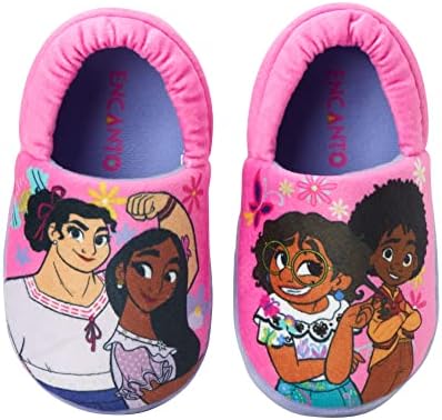 נעלי בית אנקנטו של בנות דיסני-נעלי בית מטושטשות קטיפה של מיראבל ולואיסה, סוליה ללא החלקה