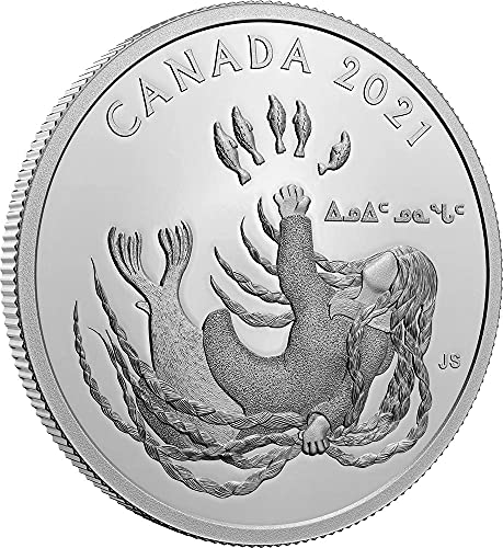 2021 De Deplations Powercoin Inuit Nunangat מטבע כסף 20 $ קנדה 2021 הוכחה