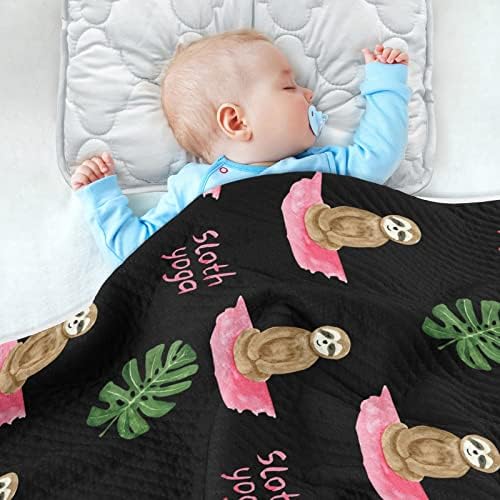 שמיכת תינוקות של קטאקו דקלים יוגה שמיכה לתינוקות לבנים בנות כותנה מיטת שמיכה של כותנה זורקים שמיכת תינוק