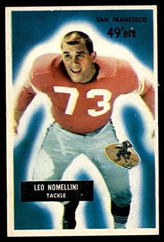 1955 Bowman 104 Leo Nomellini San Francisco 49ers Ex/MT 49ers Minnesota