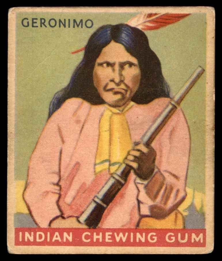 1933 Goudey Gume Indian 25 Geronimo VG