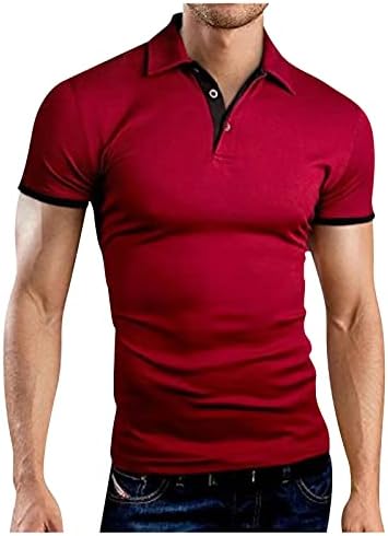גברים של פולו קצר שרוול פורמליות עסקים כפתור חולצה קיץ כותנה פשתן מזדמן מוצק קלאסי חולצות