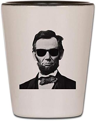 קפה פרס מגניב לינקולן שוט זכוכית, ייחודי ומצחיק שוט זכוכית