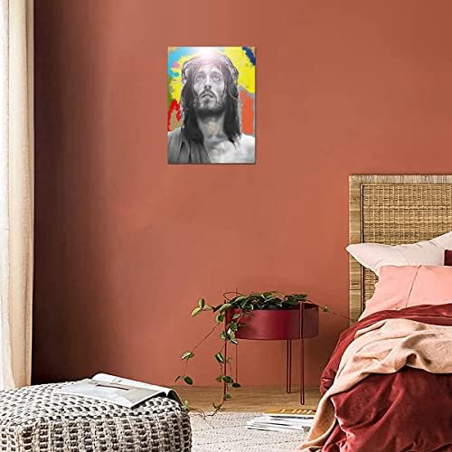 טאומי דתי נוצרי ישו צבעוני יצירות אמנות לסלון קיר אמנות קדוש אור אלוהים פוסטר הדפסת דיוקן בית תפאורה