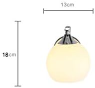 מנורת קיר WSZJJ - מנורת קיר מודרנית עם זכוכית גלובוס לבן, אור קיר עם פליז מוברש מוגמר לסלון חדר אמבטיה